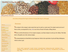 Tablet Screenshot of dinners.qualitylivingstyles.com