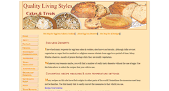 Desktop Screenshot of eggless-desserts.qualitylivingstyles.com